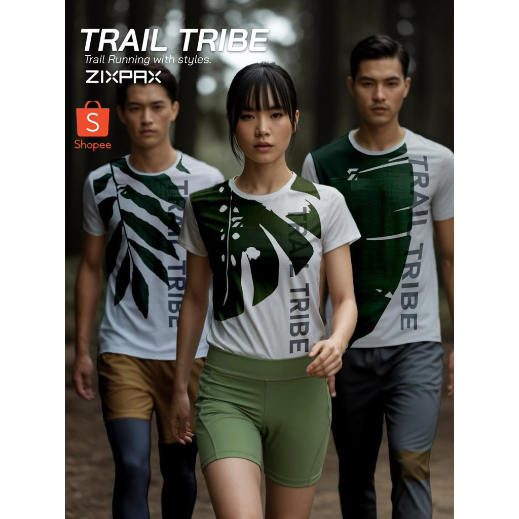 TRAIL TRIBE T-SHIRTS #เสื้อวิ่ง #ZIXPAX