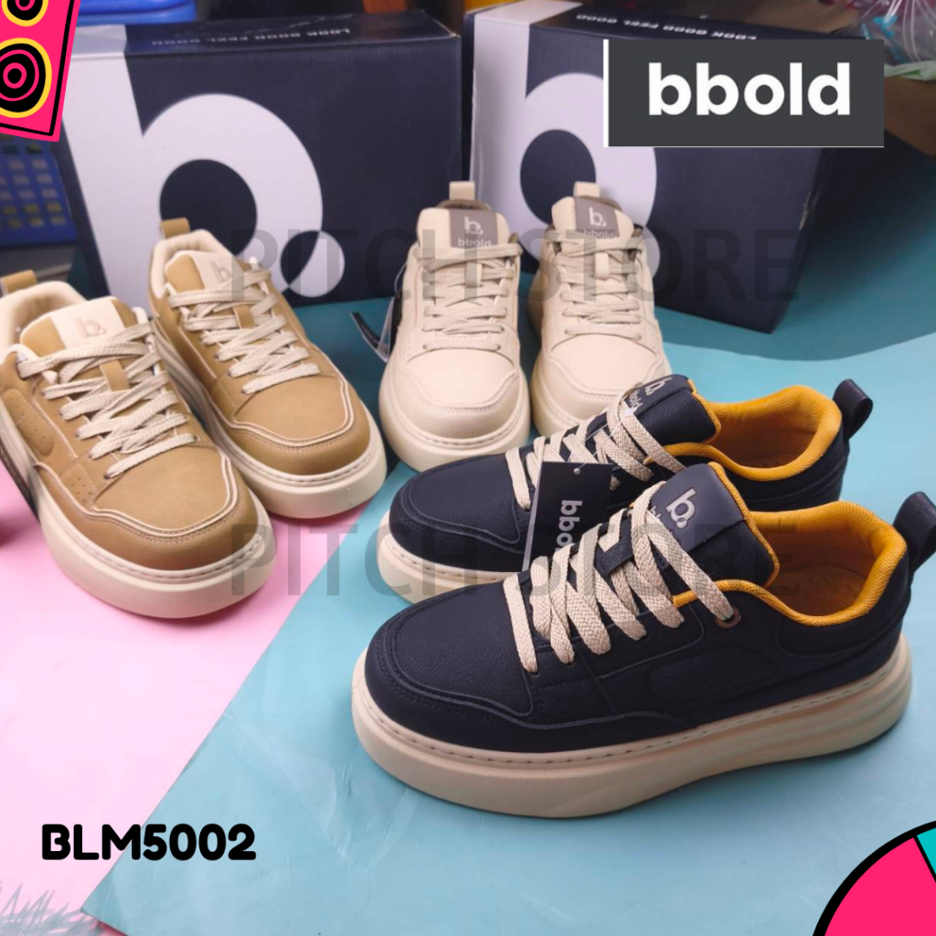 BBLOD บีโบลด์ รองเท้าลำลองผู้ชายแบบผูกเชือก รุ่น BLM5002 (41-45)