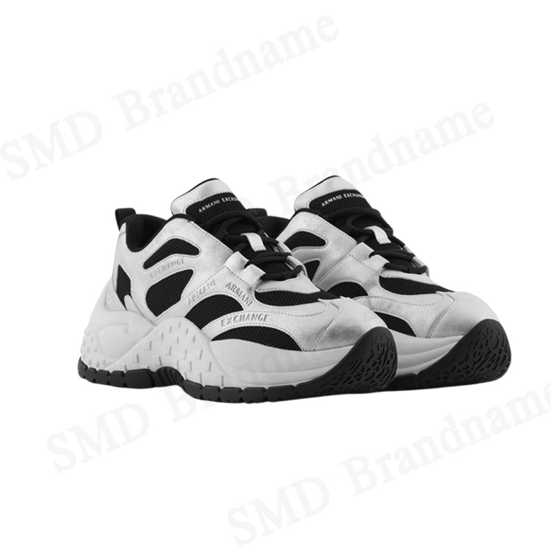 Armani Exchange รองเท้าผ้าใบผู้หญิง รุ่น Women's Chunky Sneakers With Metal Details Code: XDX120 XV897 R571 - รูปที่ 3