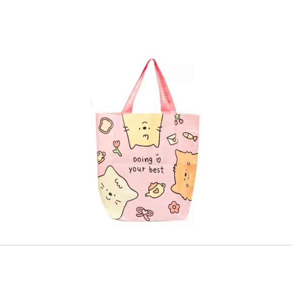 🛍️กระเป๋าสะพายผ้ากระสอบ Moshi Moshi 👗👚