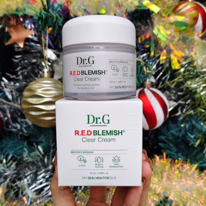 พร้อมส่ง/แท้จากเกาหลี 💯 Dr.G R.E.D Blemish Clear Cream 70 ml. ครีมลดรอยแดง ช่วยเคลียสิว