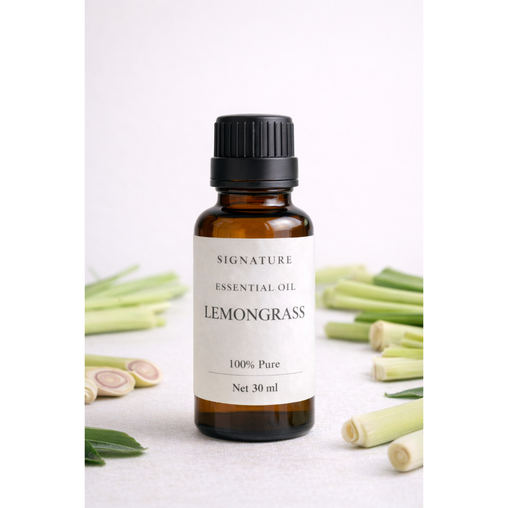 Signature Lemongrass Essential Oil 30ml | น้ำมันหอมระเหยตะไคร้หอม สดชื่น ไล่กลิ่นอับ ส่งฟรี