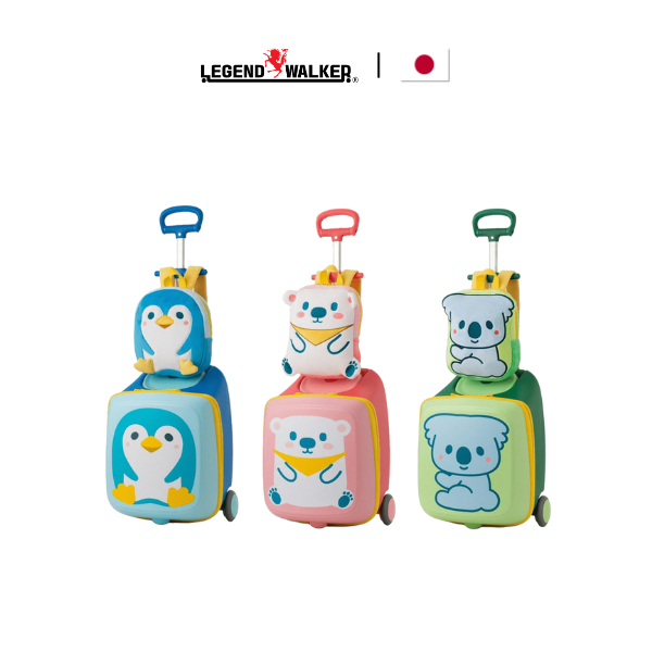 LEGEND WALKER กระเป๋าเดินทางสำหรับเด็ก รุ่น 2010-48 ขนาด 19 นิ้ว กระเป๋าเดินทาง พร้อมกระเป๋าเป้