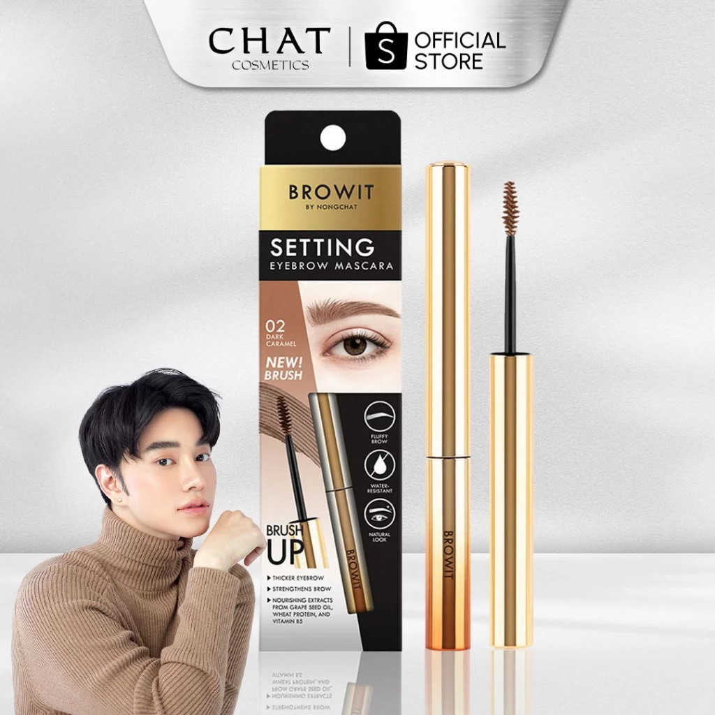 [ในไลฟ์ลดพิเศษ] Setting eyebrow mascara เจลล็อคคิ้ว มี4สี [ของแท้ 100%]