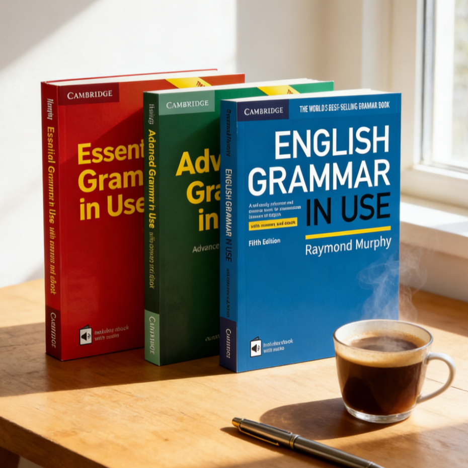 เซ็ตครบชุด English Grammar in Use (Cambridge) หนังสือเรียนไวยากรณ์ภาษาอังกฤษ พร้อมเฉลย และ Ebook ฟรี
