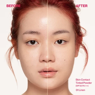 [สูตรและแพ็กเกจใหม่] EVERPINK Skin Contact Tinted Powder (SPF30 PA+++) แป้งกันแดดผสมรองพื้น เนื้อละเอียด 9g.