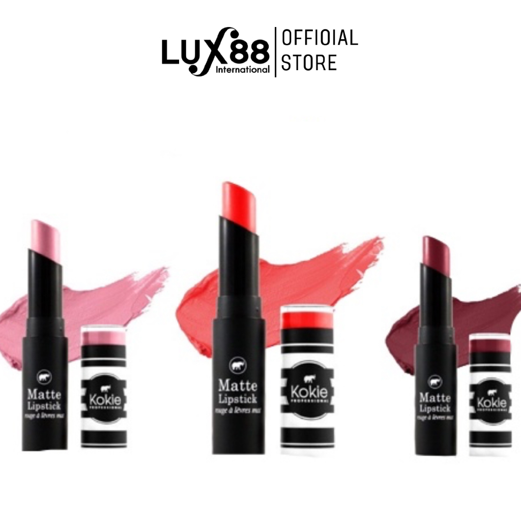KOKIE Matte Lipstick ลิปสติก เนื้อแมท สีสวย   มีหลายสี