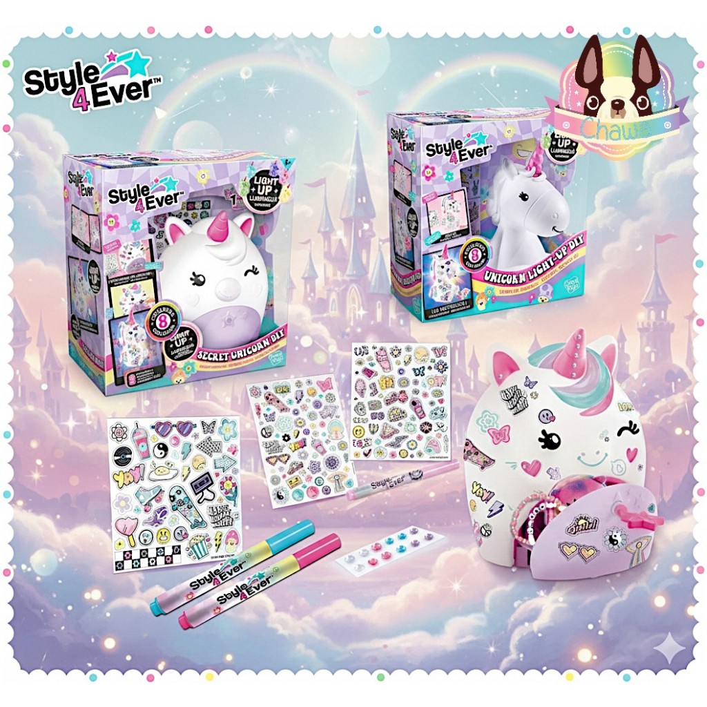 🚚พร้อมส่งจากไทย⭐🌈🦄✨ Unicorn Light Up DIY – สนุกแต่ง เติมแสงเวทมนตร์ ✨🦄