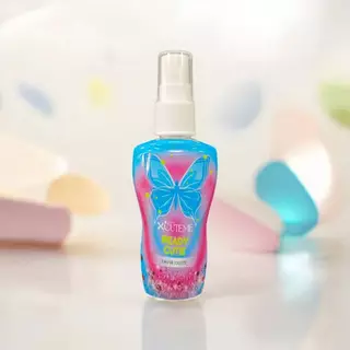 (เดิม)(ผีเสื้อ) เอ็กซ์คิวท์มีน้ำหอม สำหรับผิวกาย และเสื้อผ้า 45ml.