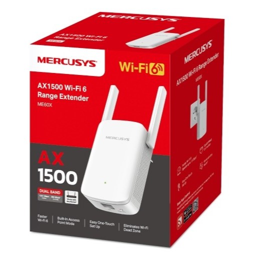 MERCUSYS ME60X อุปกรณ์ขายสัญญาณ Wi-Fi 6 AX1500