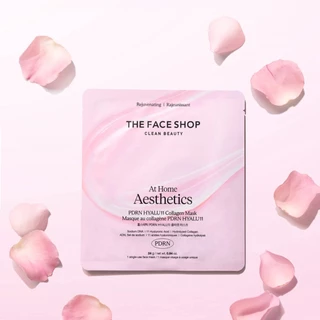 THE FACE SHOP AT HOME AESTHETICS COLLAGEN MASK มาส์ก คอลลาเจนไฮโดรเจล อิ่มฟู เนียนนุ่ม กระจ่างใส