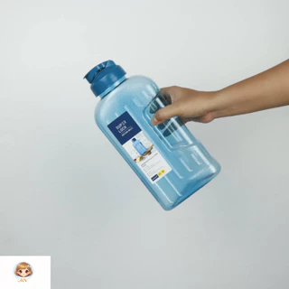 ขวดน้ำพลาสติก Super Lock ความจุ 2 ลิตร ปราศจากสารก่อมะเร็ง (BPA Free) มีไมโครแบน ล้างทำความสะอาดง่าย