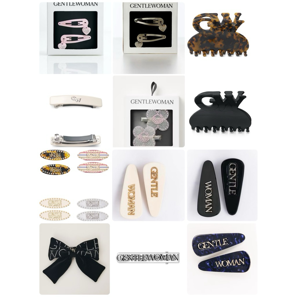 Hair Clip พร้อมส่ง  ใช้โค้ดลด30% GENTLEWOMAN กิ๊บและโบว์ของแท้100% ⭐️พร้อมส่ง
