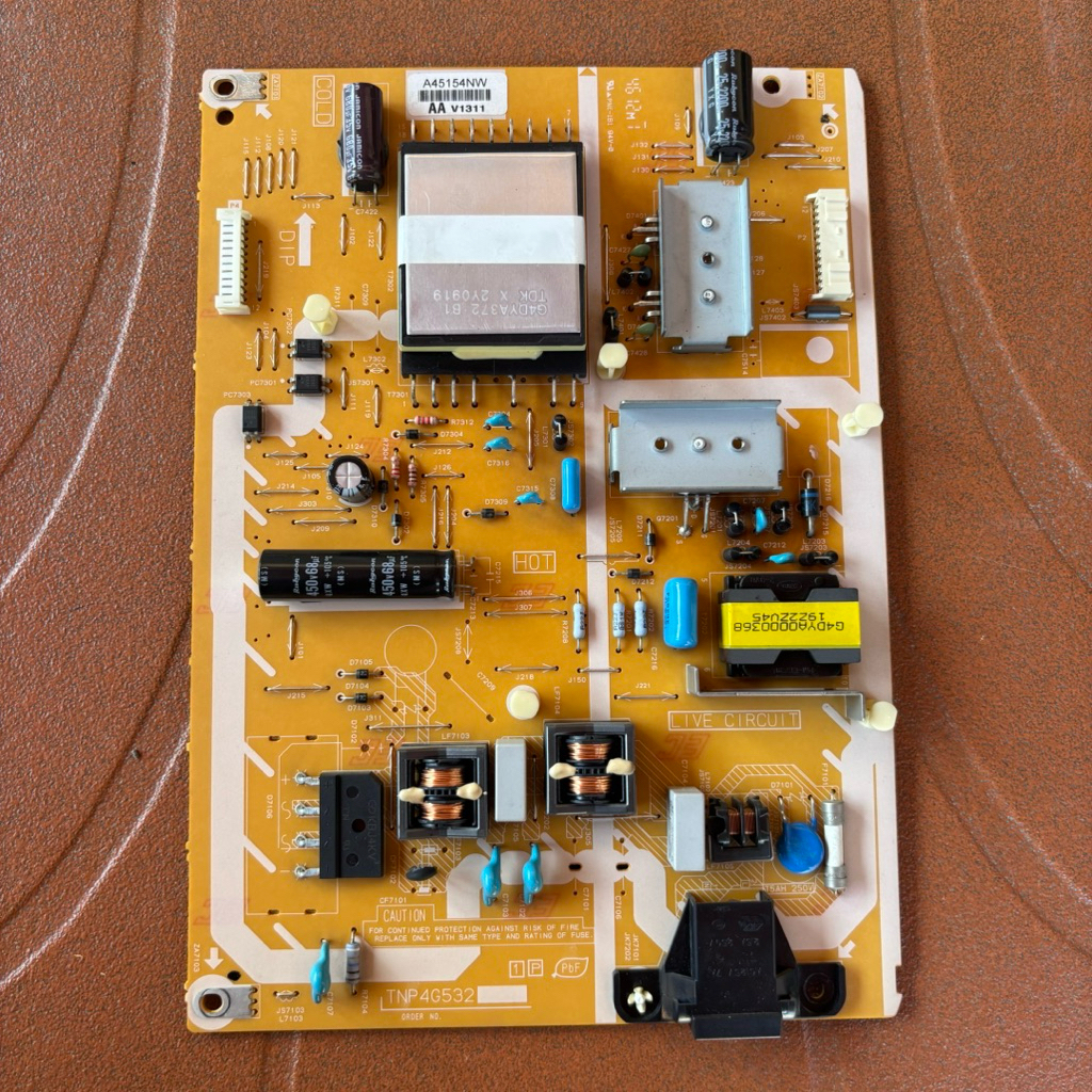 ส่งเร็วร้านไทย พาวเวอร์ซัพพลาย PANASONIC รุ่น TH-L39EM5T8 พาร์ท TNP4G532 แท้ถอด