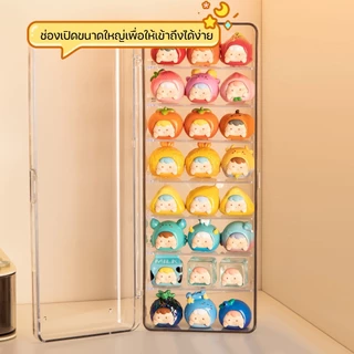 กล่องใส่โมเดล กล่องใส่ของอเนกประสงค์ มินิตุ๊กตาออแก 8 ชั้น กันฝุ่น กันน้ำ และมีความโปร่งใสสูง ฝาครอบ ใช้ง่าย