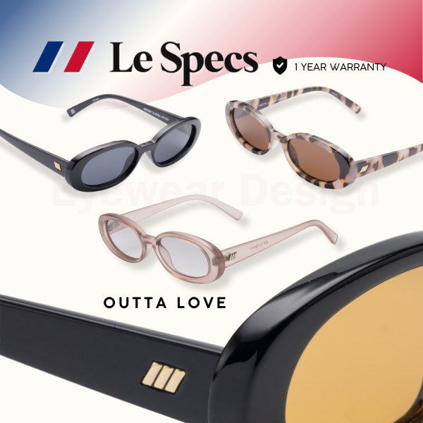 แว่นกันแดด LE SPECS รุ่น OUTTA LOVE ของแท้ 100% พร้อมอุปกรณ์