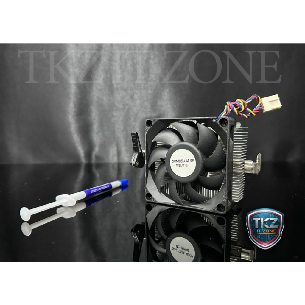 ((ฟรีซิลิโคลน)) ซิงค์พัดลม(CPU FAN COOLING) ซิงค์ลม AMD STOCK cooling  ขนาด 2-3 CM. (มือสอง)