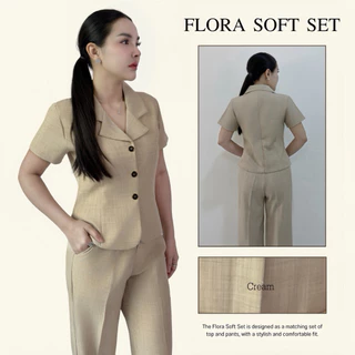 S001 / Flora soft set (ได้ทั้งเสื้อและกางเกง)