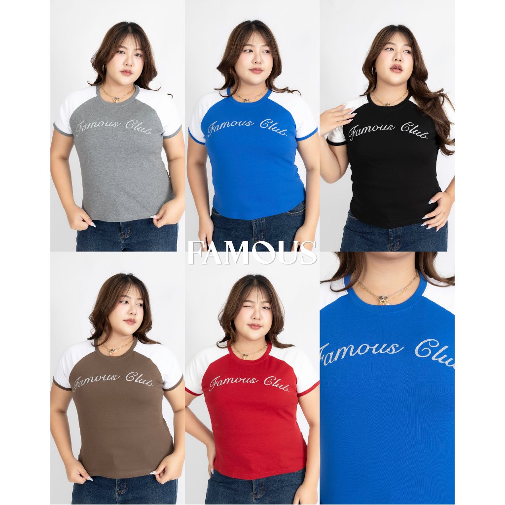 "FM Club" Basic Tee เสื้อยืด FM Club #FMBL-F2T437