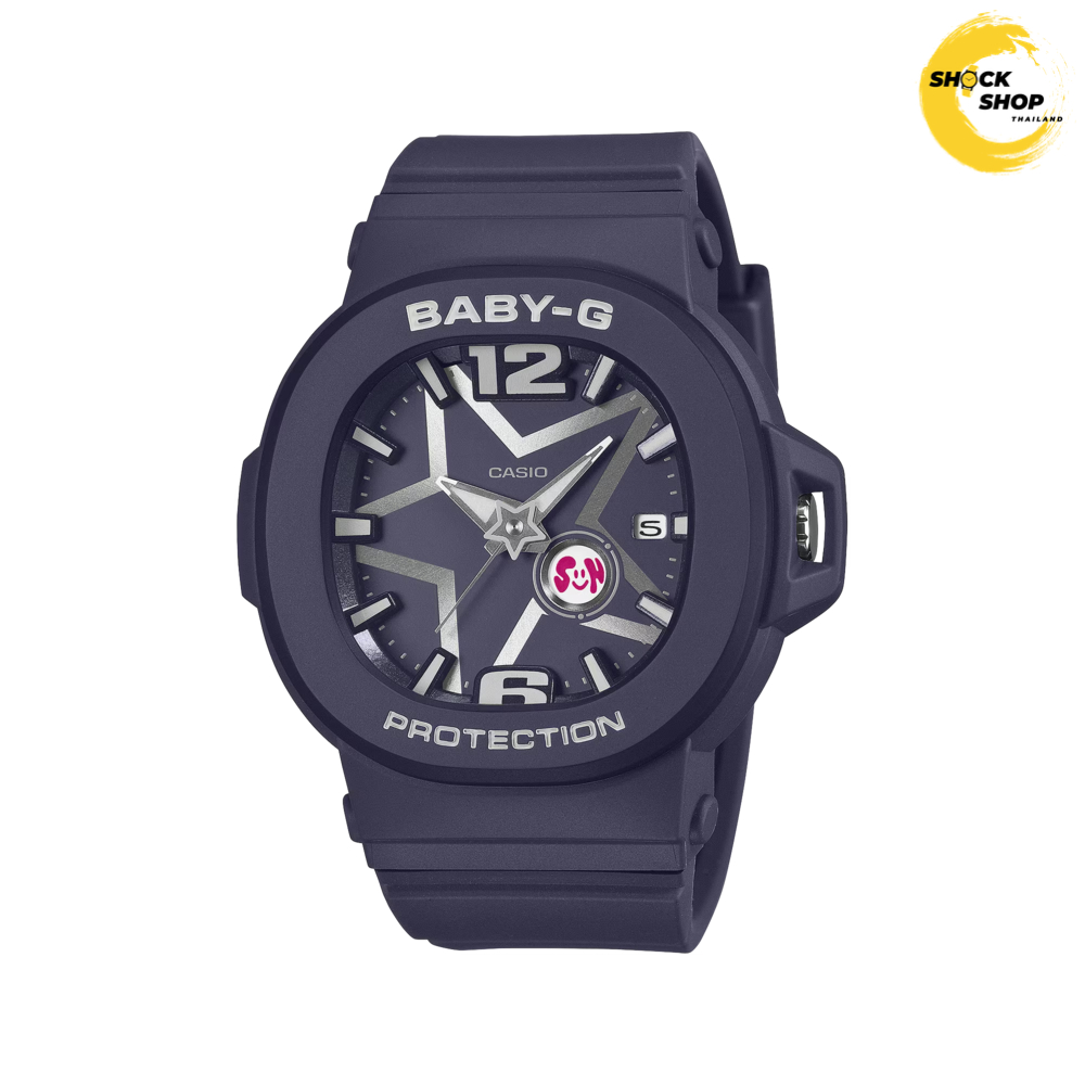 CASIO BABY-G นาฬิกาผู้หญิง รุ่น BGA-10D-2A1 ซีรีส์ BGA-10 วัสดุเรซิ่น เบบี้จี