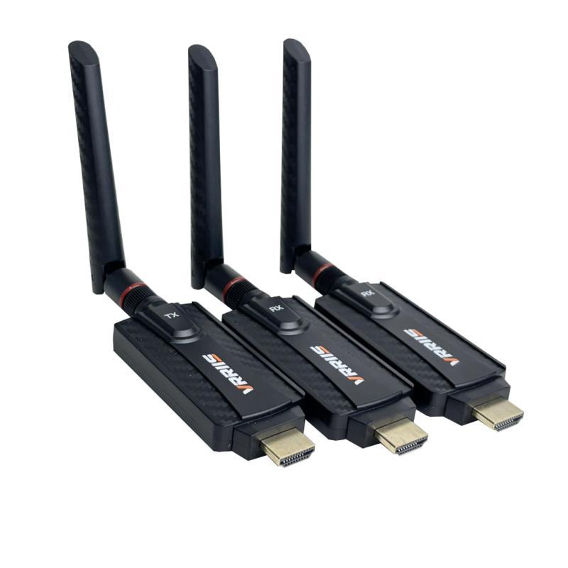 HDMI WIRELESS CONVERTER 1 ออก 2 1080P@60Hz (รับส่งสัญญาณภาพไร้สาย) 200M (TX1/RX2) VRRiiS