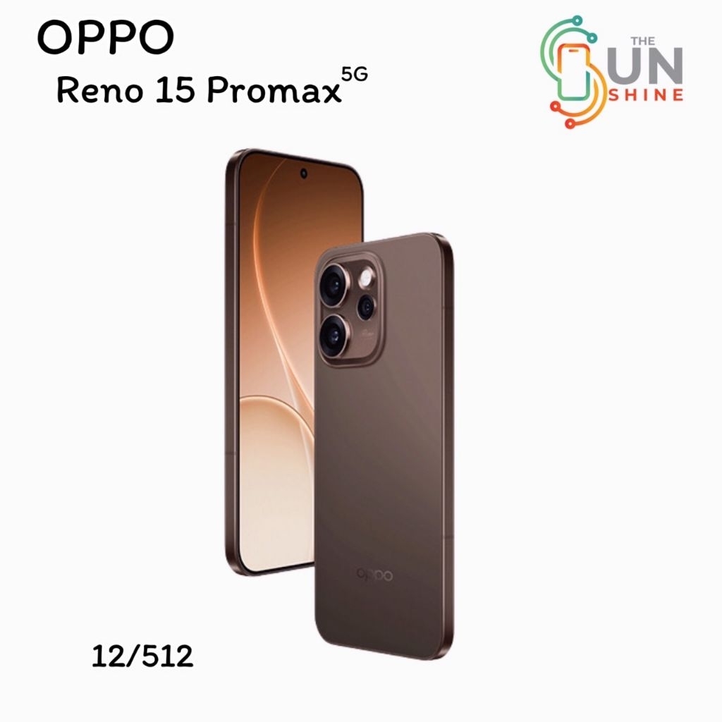 Oppo Reno 15 Promax 5G 12/512GB สมาร์ทโฟน หน้าจอ 6.78 นิ้ว เครื่องศูนย์ไทย✅️(Demo)ประกันตามล็อตผลิต