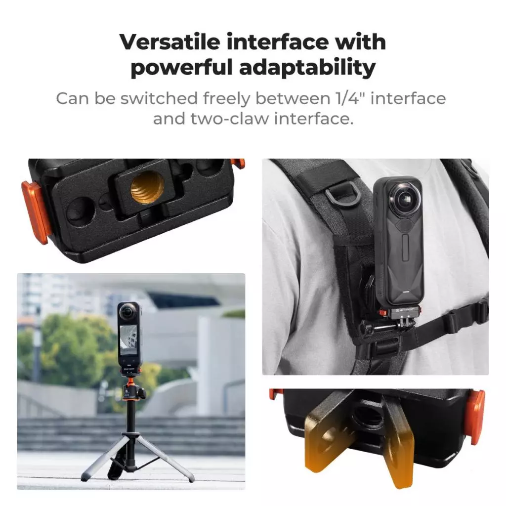 K&F Insta360 X5 / Ace Pro / Ace Pro 2 Magnetic Quick Release Adapter (KF12.0002V1) thumbnail 7