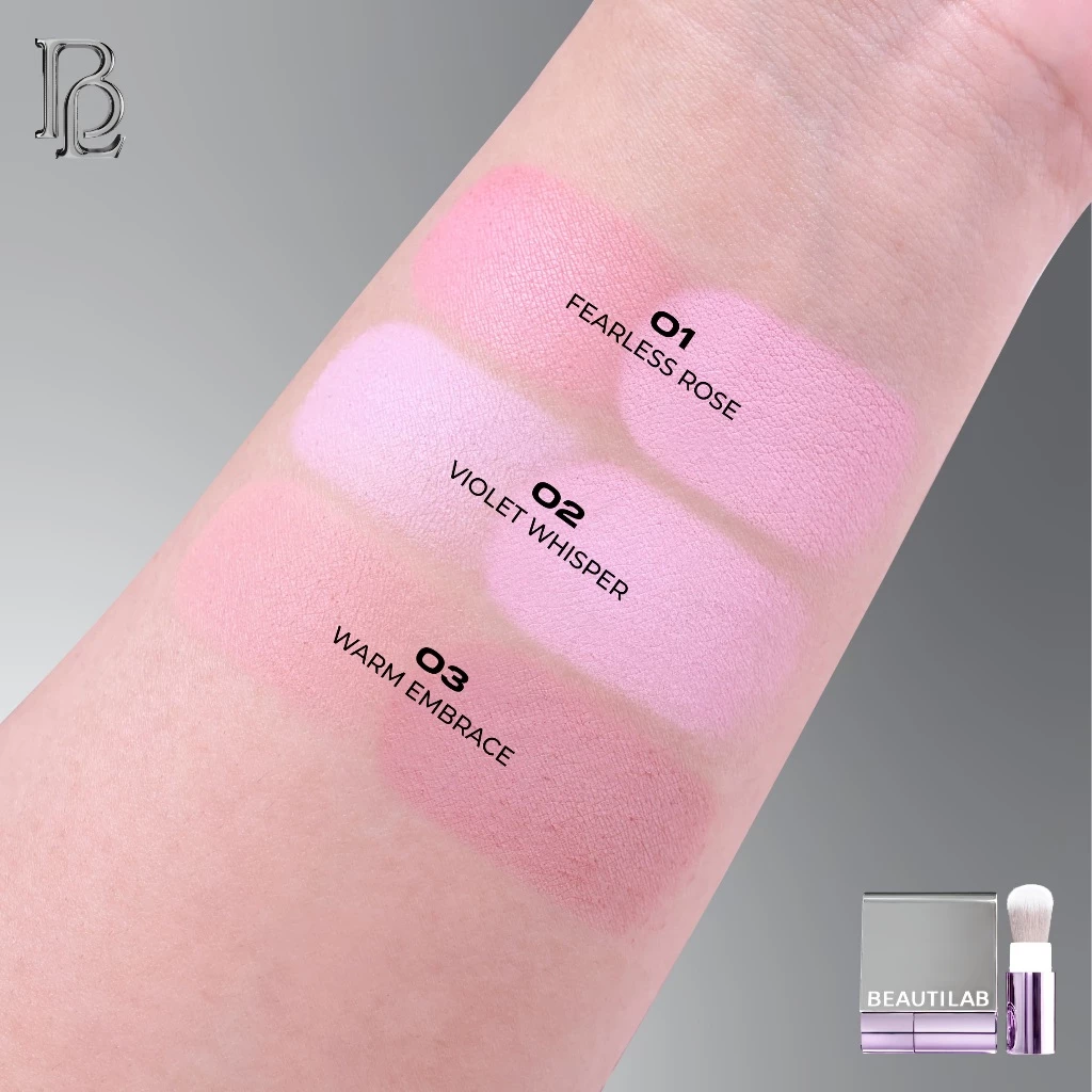 [2 ฟรี ลิป] BEAUTILAB Selfique Cheek Duo Pocket Blush บลัชออน 2 สีพร้อมแปรงในตัว บลัชฝุ่น เนื้อละมุน เบลอแก้มสวย thumbnail 7