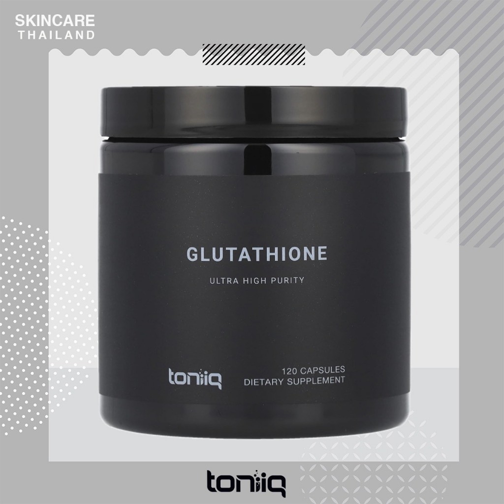 Toniiq Ultra High Strength Glutathione 1,000 มก.  120 แคปซูล เพิมปริมาณไข่และอสุจิ บำรุงผิว