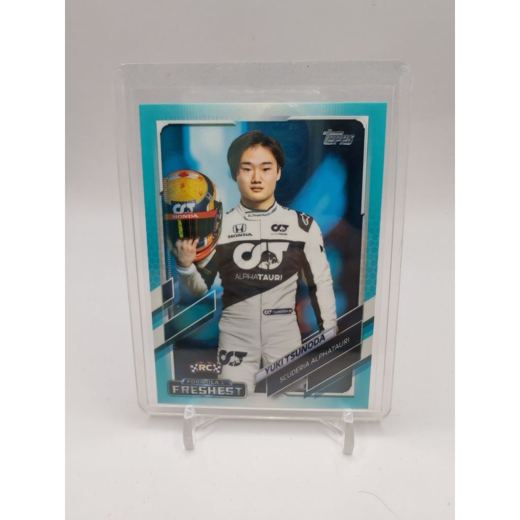 การ์ด f1 2021 topps yuki tsunosa rc limited /199