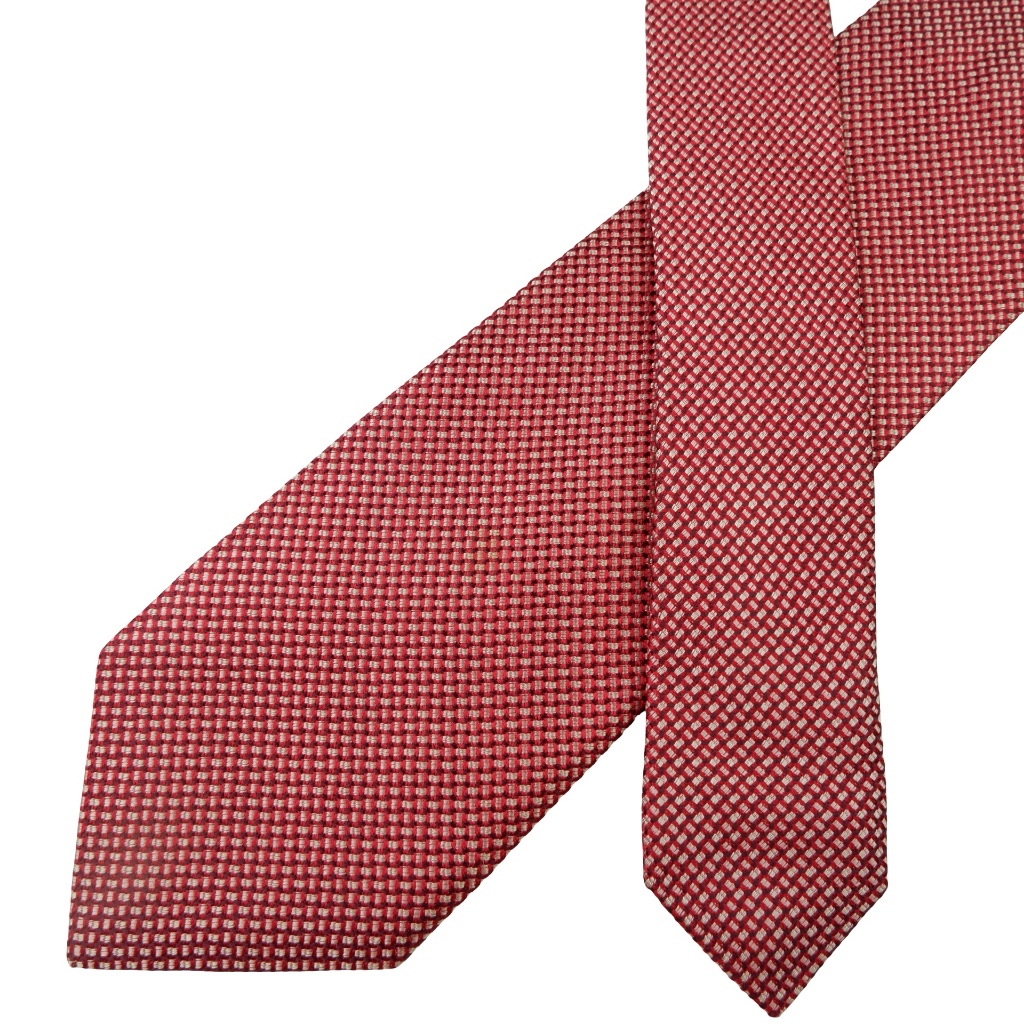 เนคไท Hugo Boss Silk Red Italy เนคไทแบรนด์เนม ของแท้
