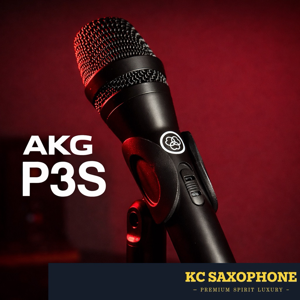 ไมค์สาย AKG P3S แบบไดนามิก มีสวิทช์ เปิด-ปิด