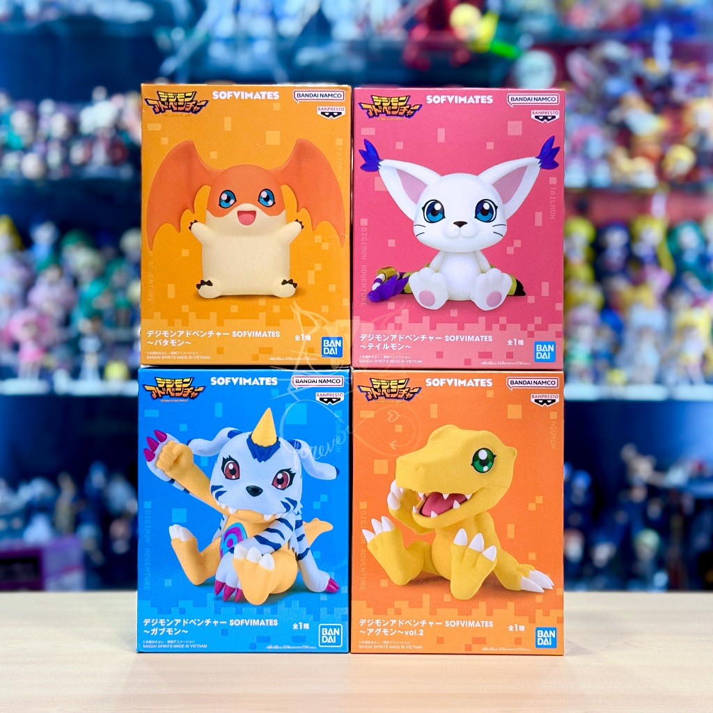 Sofvimates Digimon Adventure ดิจิมอน ของแท้ จากญี่ปุ่น
