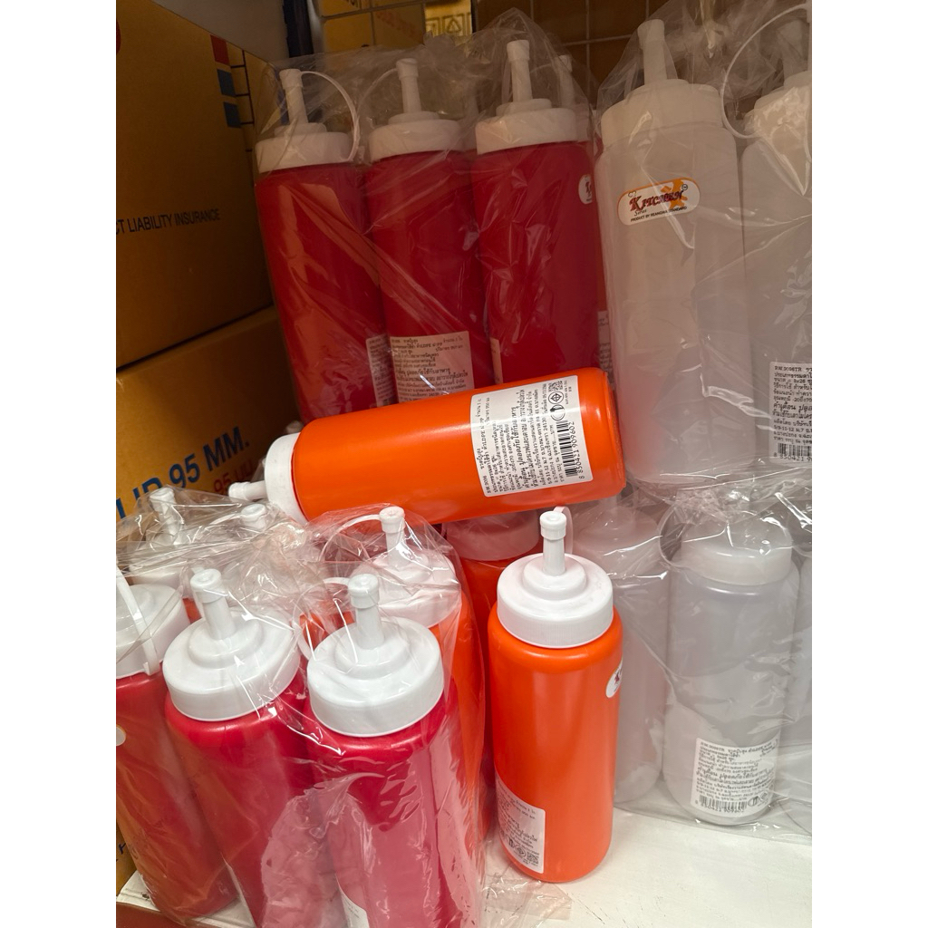 ขวดใส่ซอส ขวดบีบ สูง 32 ออนซ์ RW.9096 TRปริมาตร 950 ml.