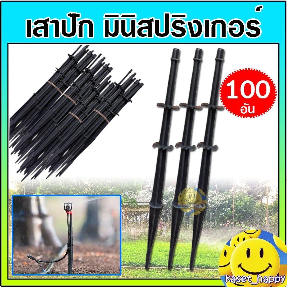 เสาปัก ขาปัก มินิสปริงเกอร์ สายไมโคร (100 อัน)