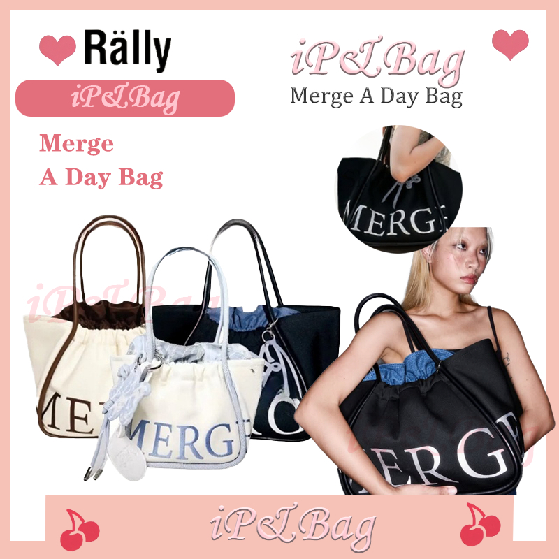 【สินค้าพร้อมส่ง】แท้ MERGE A DAY/Merge กระเป๋า official กระเป๋าถือ สะพายข้าง