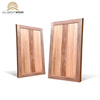 หน้าต่างไม้ยางนา รหัส W17 50x100 ซม. / 60x100 ซม. บานทึบ ไม้เนื้อแข็ง งานไม้แท้ | All About Wood