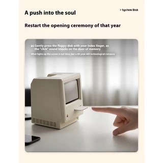 พร้อมส่ง นาฬิกาปลุก Retro Macintosh Digital Alarm Clock Maclock 80s นาฬิกาตั้งโต๊ะ นาฬิกาวินเทจ