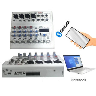 มิกเซอร์ SRC รุ่น AG07 มีดิจิตอลเอฟเฟคในตัว ช่องเสียบไมโครโฟ…