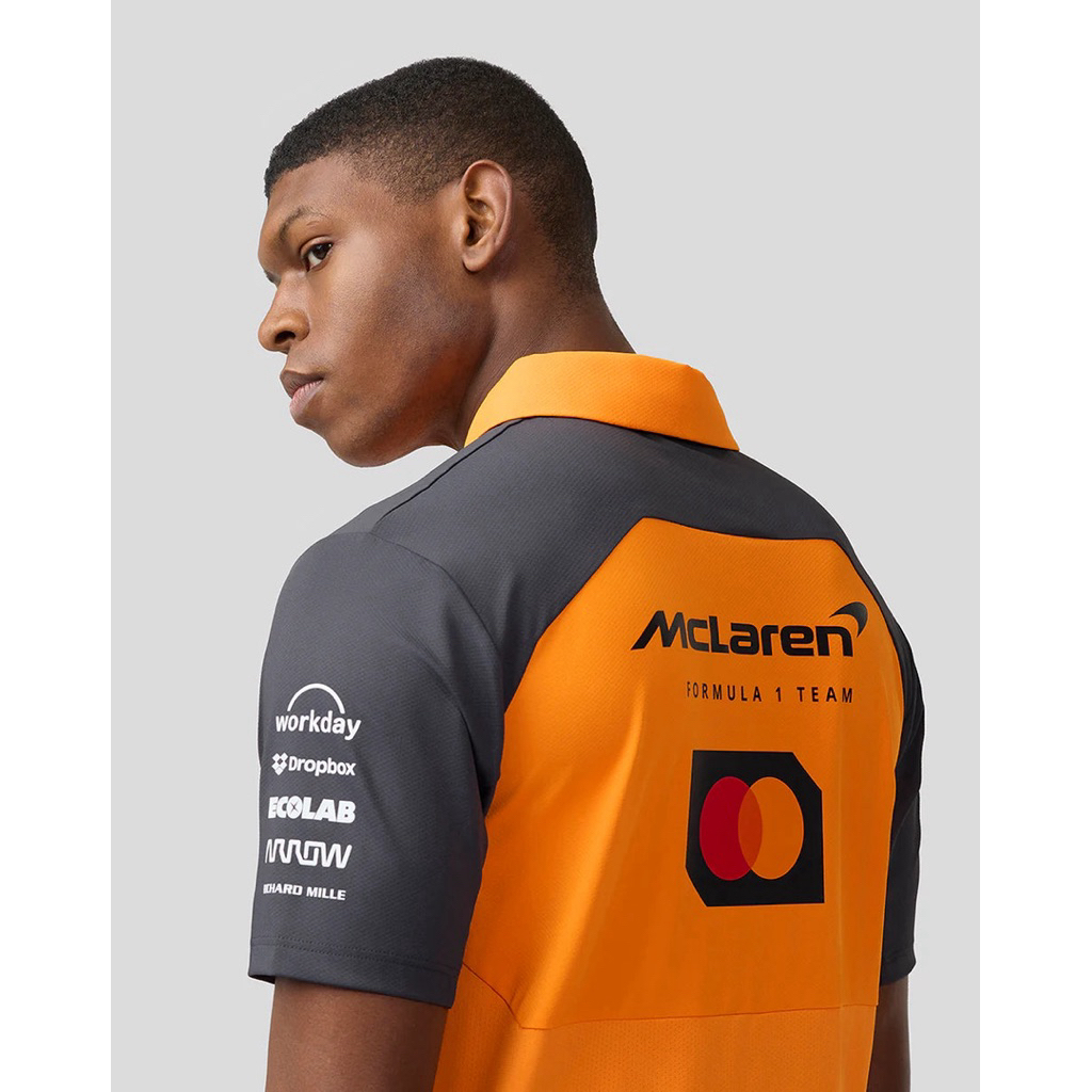 (สินค้าพร้อมส่งในไทย) (แท้100%การันตรี) CASTONRE McLaren 2025 Mens Official Teamwear Polo
