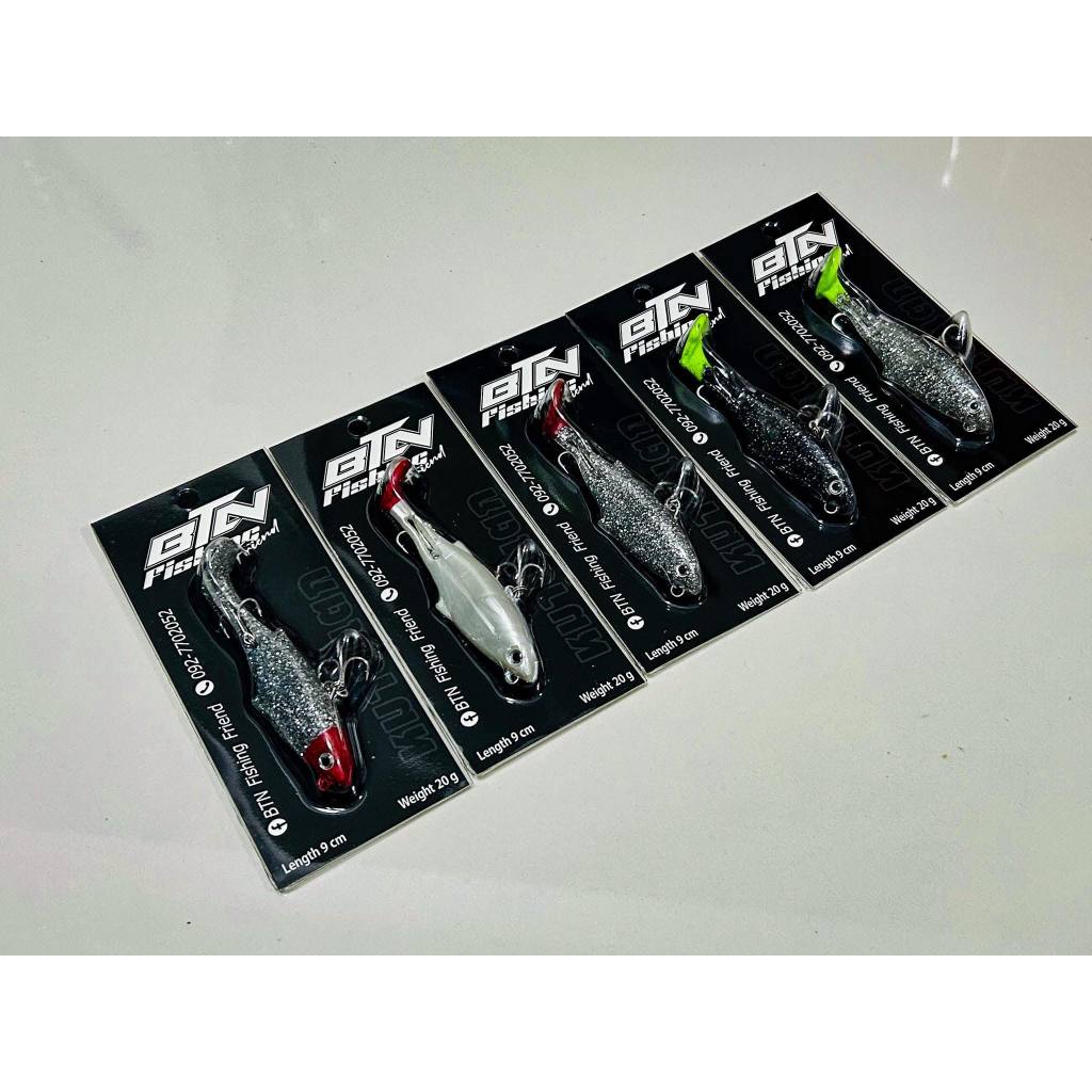 ปลายางหมายแตก เหยื่อหมายแตก น้ำหนัก20กรัม by BTN FISHING