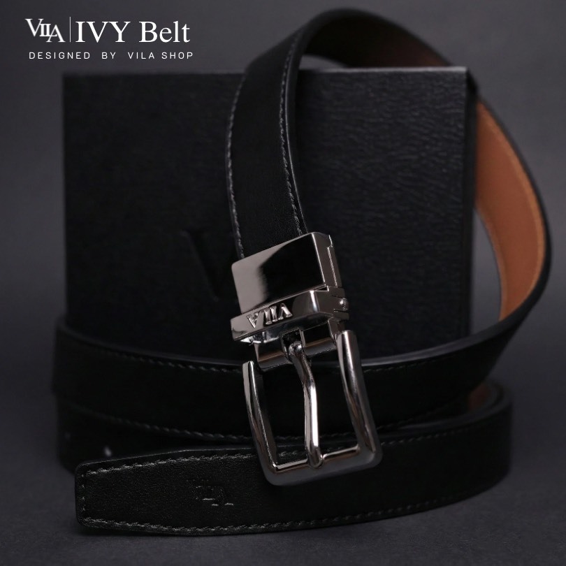 VILA | IVY Belt (เข็มขัดผู้หญิง) VK02 ทูโทน ใส่ได้ 2 ด้าน พร้อมแพ็คเก็จสุดหรู