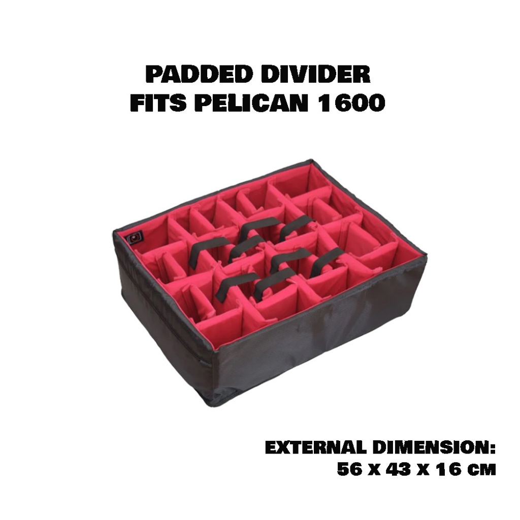 Insert Padded Divider for Pelican 1600 - ช่องสำหรับ Pelican รุ่น 1600