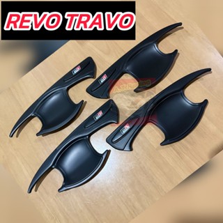 เบ้ากันรอย ถาดรองมือ กันรอยประตู TOYOTA REVO / TRAVO 26 โลโก…