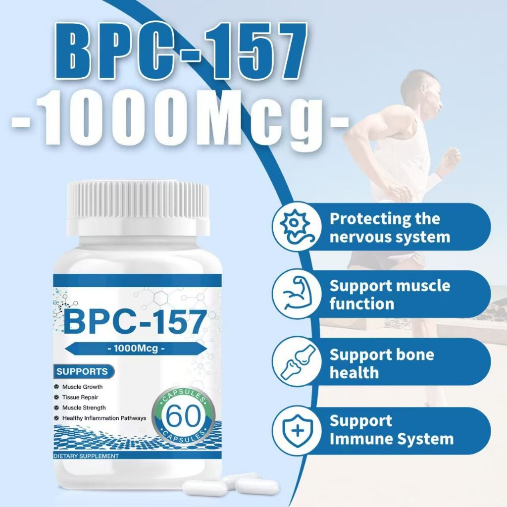 BPC - 157 แคปซูล BPC - 157- pro 1000 MB เพิ่มการฟื้นฟูกล้ามเนื้อ และการซ่อมแซมเนื้อเยื่อ