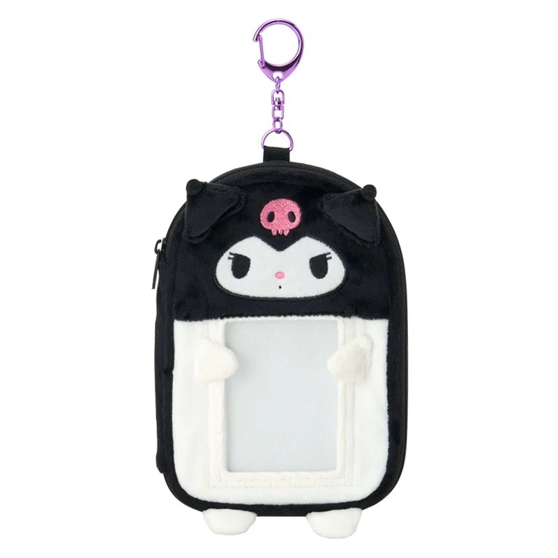 frame card holder แบบขน ku Kuromi ขนาดตัวซองใส่บัตร: กว้างประมาณ 11 ซม. x ลึก 2 ซม. x สูง 17 ซม.