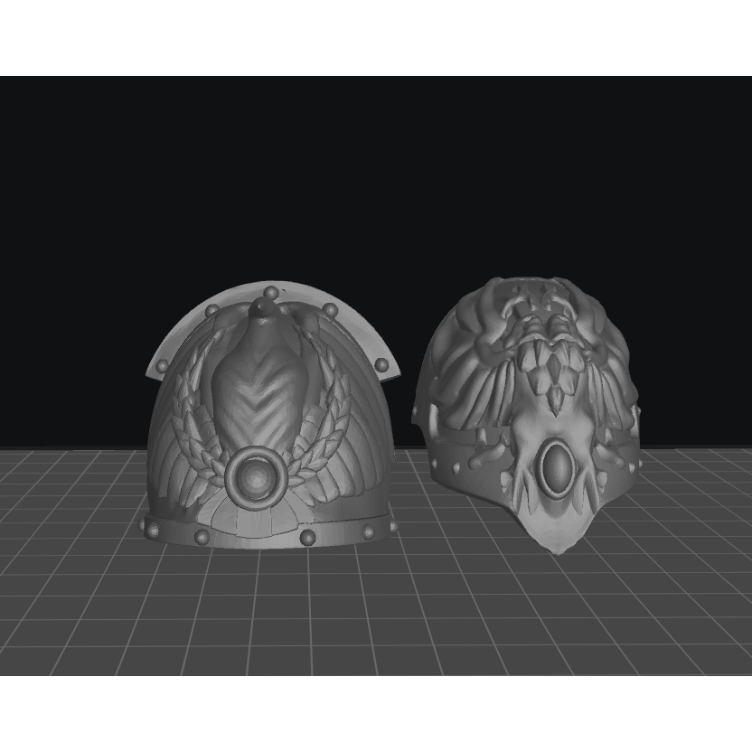 Silent Sister Pauldron Set