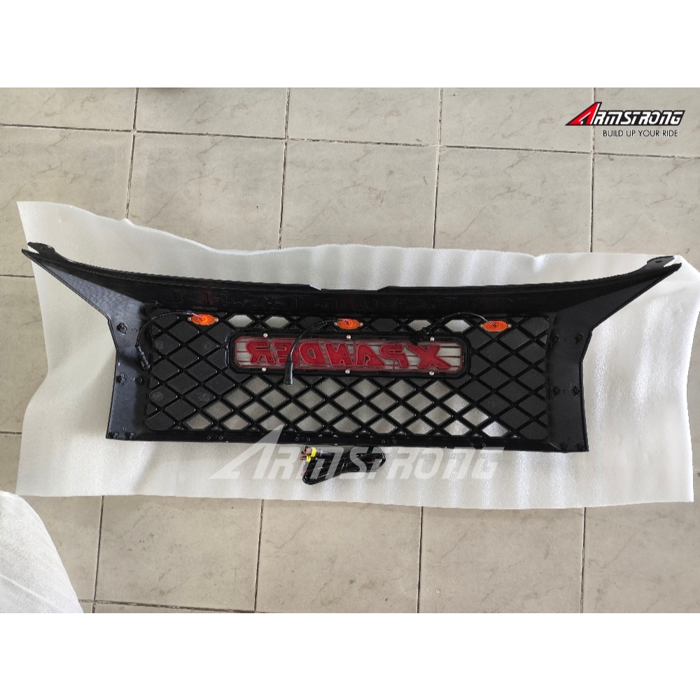 กระจังหน้า xpander 2023 2024 2025 รุ่น CROSS ดำด้าน DRL งานหนา *พร้อมส่งจากไทย*