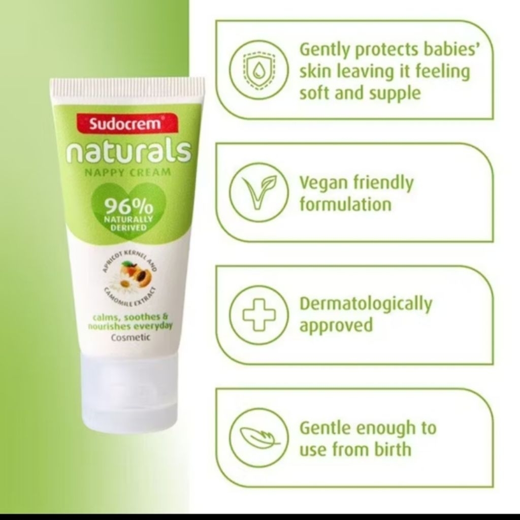 Sudocream Naturals Nappy Cream 30g