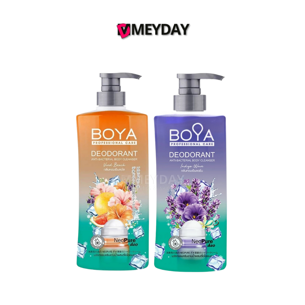 BOYA Deodorant Anti-bacterial Body Cleanser โบย่า ดีโอโดแรนท์ ครีมอาบน้ำ 500ml
